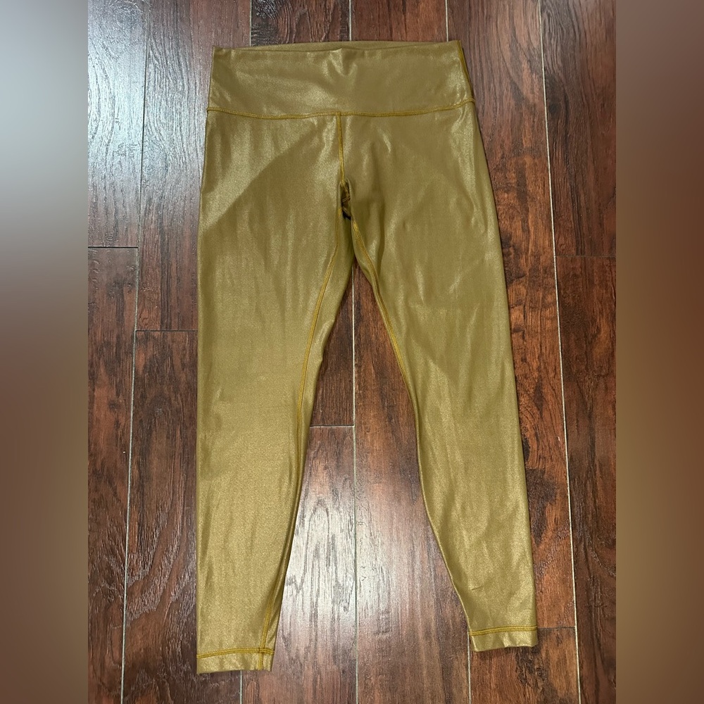 Lululemon Wunder Under size 12 High-Rise Foil 28" Matte Copper Foil